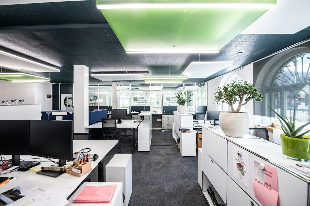 futuristic office technology